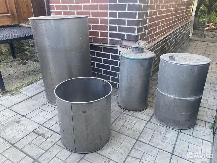 Фляги бидоны бочки металлические