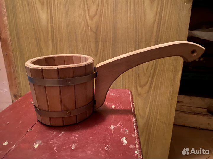 Ковши, запарник, шайка для бани