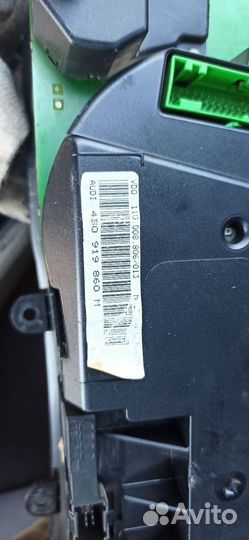 Приборная панель Audi a6c5 VDO дизель дорестайл