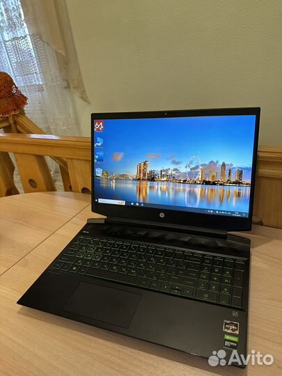 Мощный игровой ноутбук HP pavillon 16gb