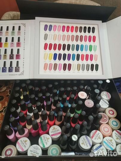 Набор гель лаков - 60 шт б/у