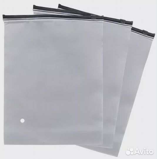 Пакет зип для маркетплейсов с бегунком 25х30х60