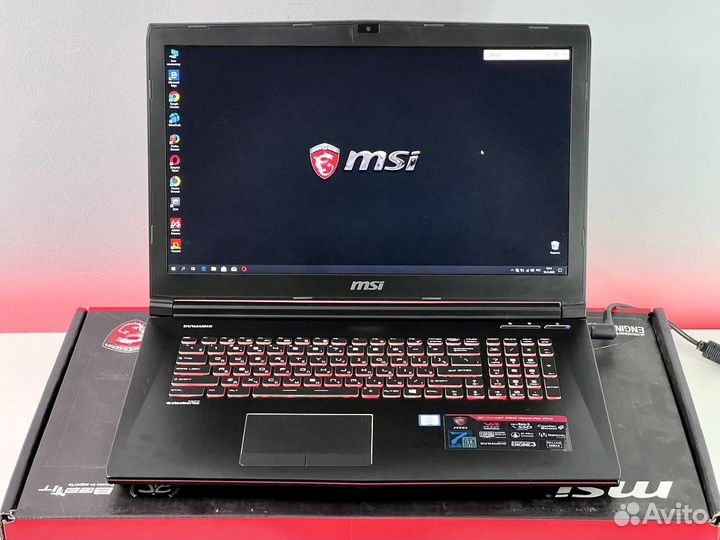 MSI 17.3”120Hz Core i7 32g озу SSD512g для работы
