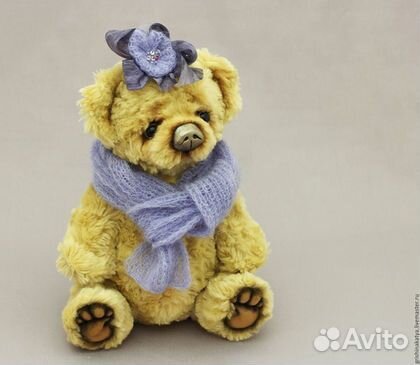 Коллекционная Игрушка мишка Тедди