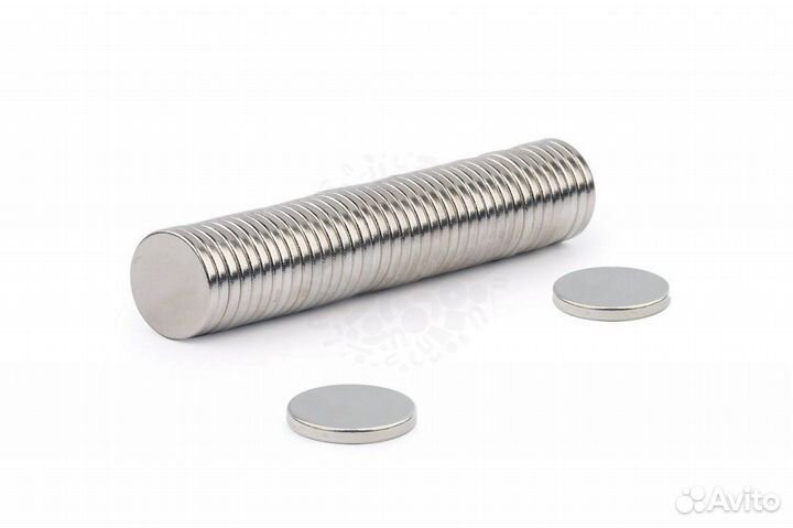 Неодимовый магнит диск 15*2 мм