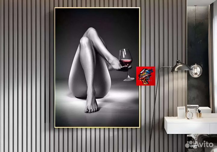 Современная популярная картина леди