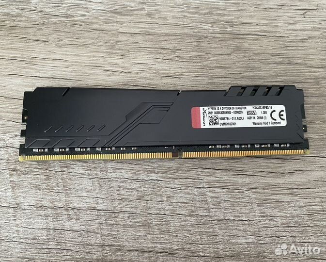 Оперативная память Kingston HyperX Fury DDR4 16GB