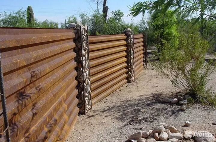 Забор из профнастила за 1 день под ключ