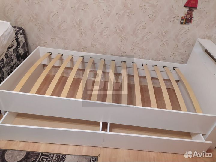 Кровать новая односпальная с ящиками