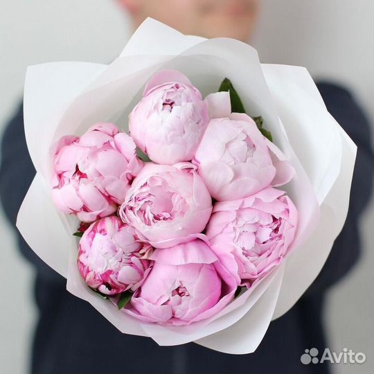 Цветы букеты пионы