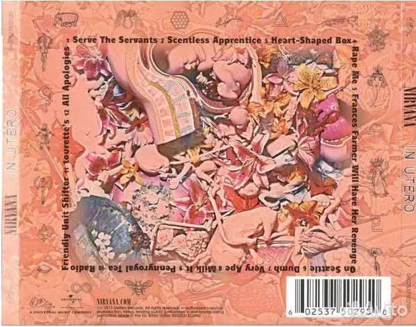 CD Nirvana. In Utero (CD, Album, Remastered)