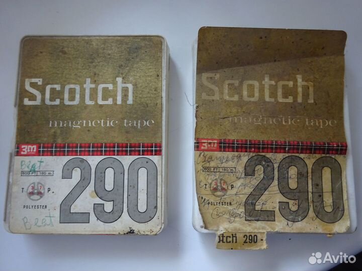 Магнитофонные катушки маленьки и большие