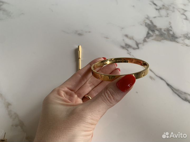 Браслет Cartier love 19 размер