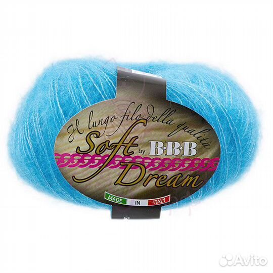 Пряжа мохер на шелке BBB Soft Dream