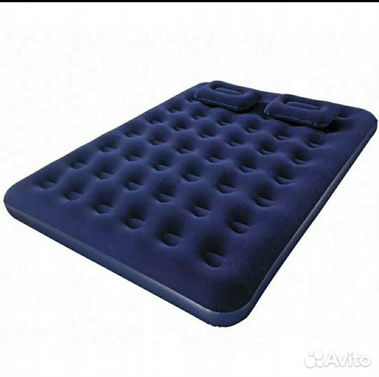 Матрас надувной с 2мя подушками и насосом bestway