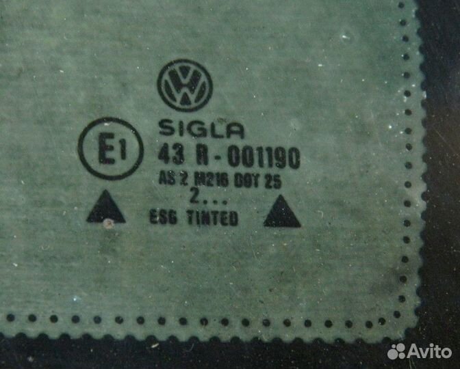 Стекло кузовное правое VW Passat B3 универсал