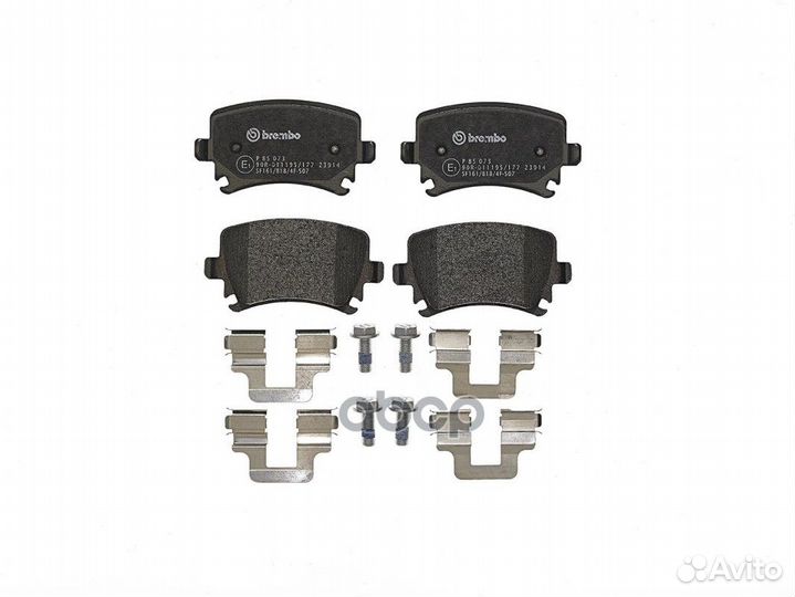 Колодки зад VW touran 12/05-05/10 P85073 Brembo