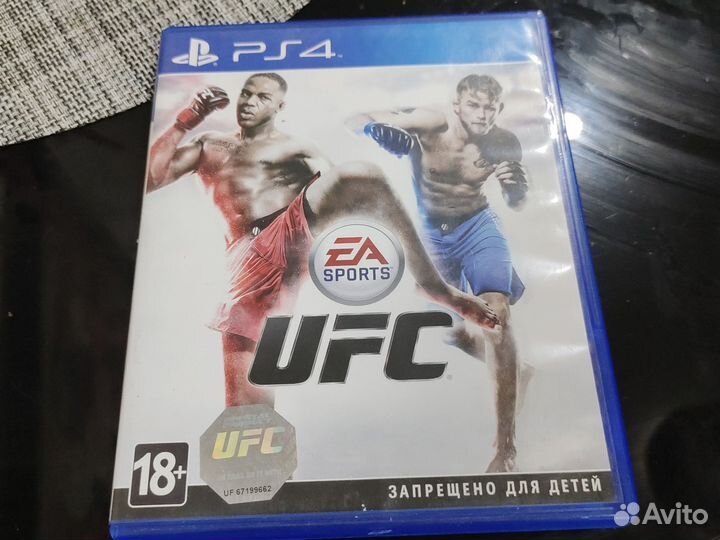 Диск на ps4 ufc1