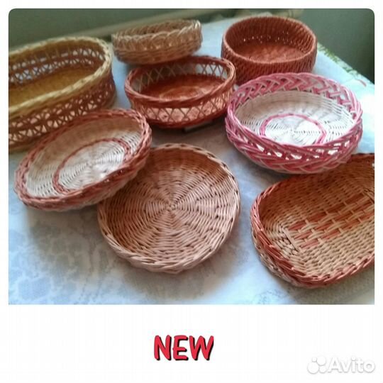 Плетеные предметы интерьера