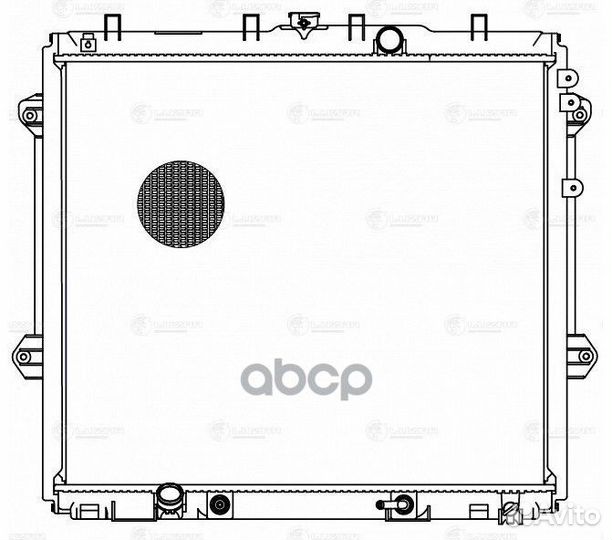 Радиатор охлаждения Toyota Land Cruiser Prado