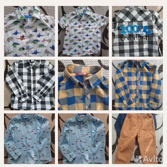 Рубашки для мальчика на 3 года