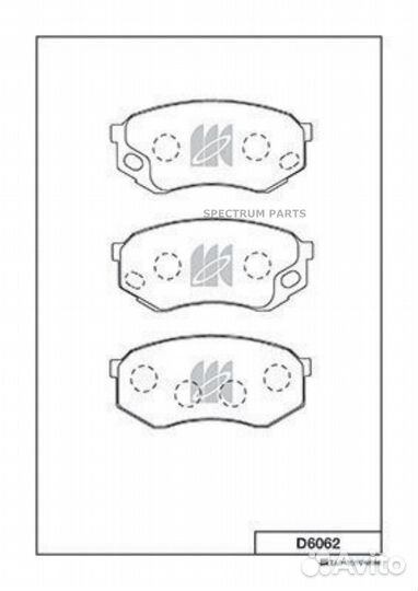 Kashiyama D6062 колодки тормозные /кashiyama
