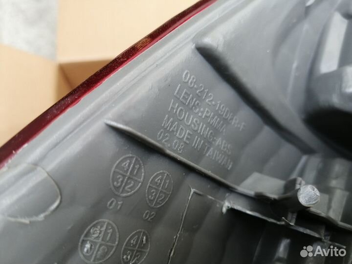 Фонарь Toyota Corolla, правый, depo, новый