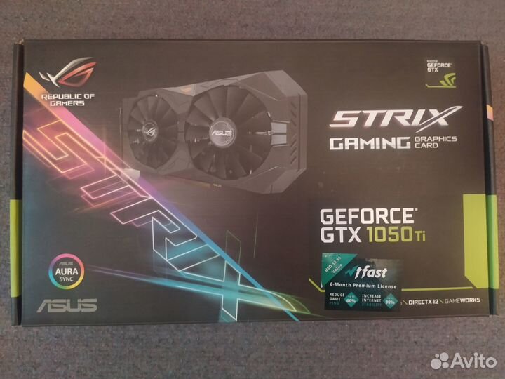 Видеокарта asus GeForce GTX 1050 Strix Gaming
