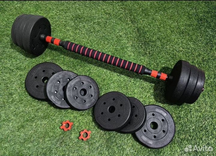 Гантели разборные и штанга 20кг