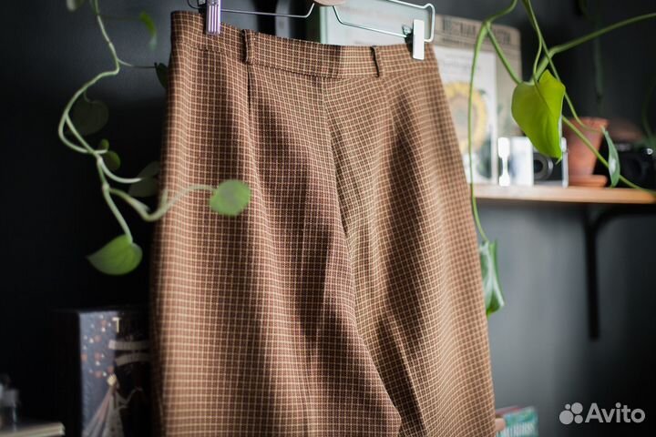 Осенние брюки в клеточку