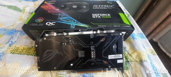 Видеокарта Asus gtx 1050 strix gaming 2gb