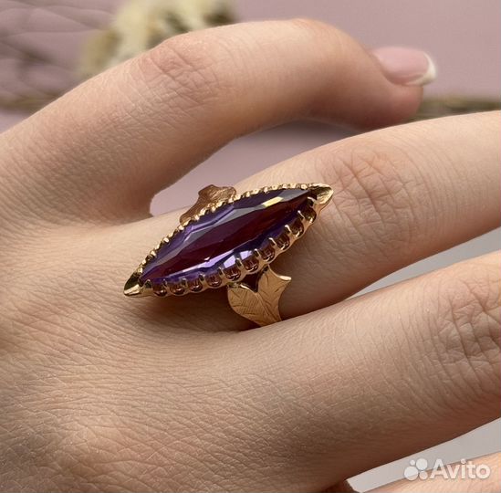 Золотое кольцо 583 СССР маркиза