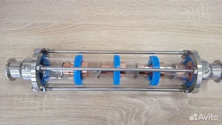 Стеклянная колпачковая колонна под кламп 1,5 дюйма