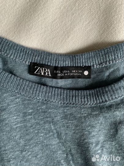 Топ майка Zara L, Лен 100%