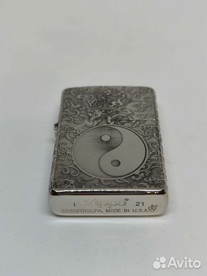 Зажигалка zippo armor Инь и Ян