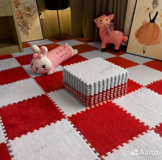 Модульный коврик с ворсом
