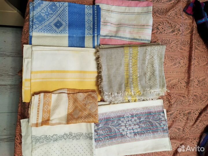 Полотенце,постельное бельё,платки, одеяла СССР