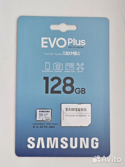 Micro SD samsung EVO Plus 128 gb U3