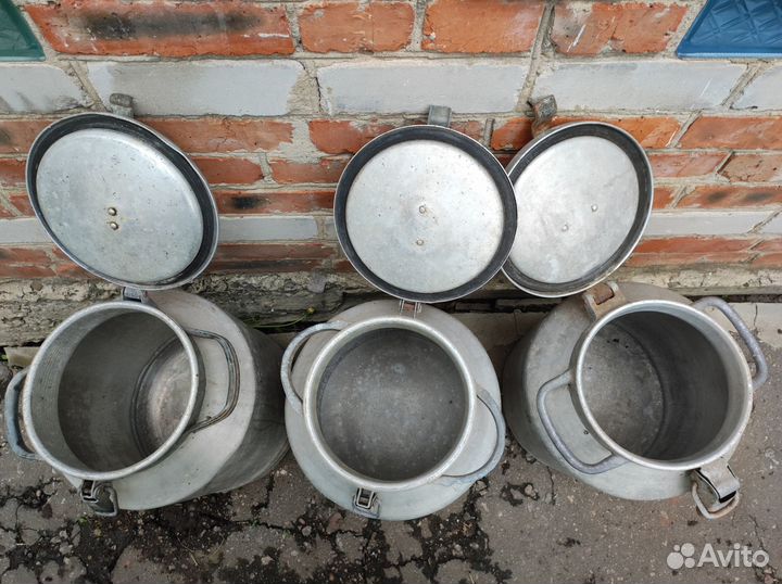 Бидон фляга алюминиевые 40л