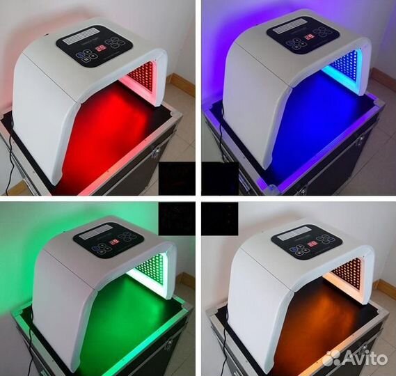 Светодиодная LED лампа для лица (7 цветов)