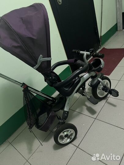 Детский велосипед с ручкой