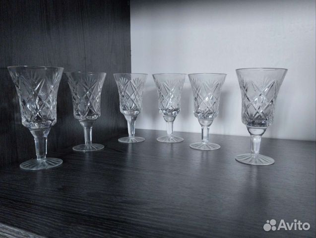 Фужеры хрустальные СССР