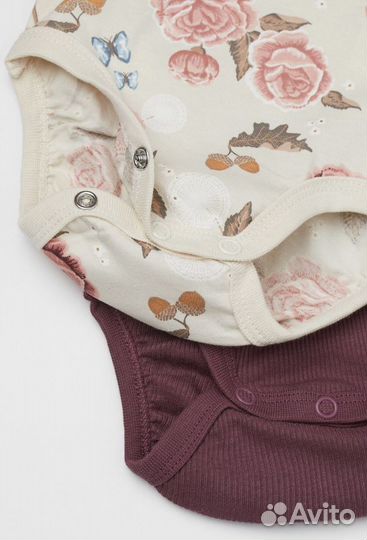Боди для девочки H&M 2 шт. (Новые)