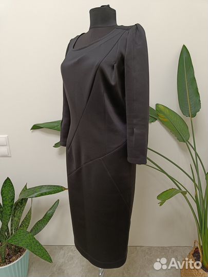 Черное платье футляр High Tech 46