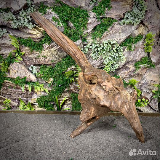 Коряга для аквариума Тиковое дерево (нкт71)