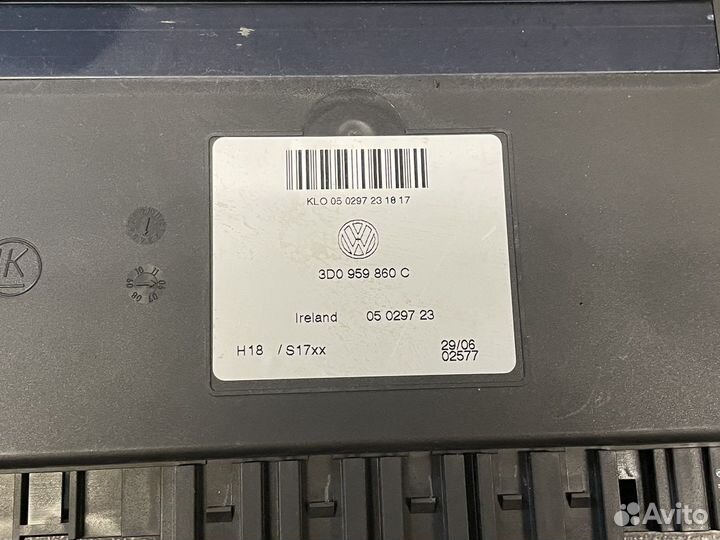 Блок сидений Volkswagen Phaeton