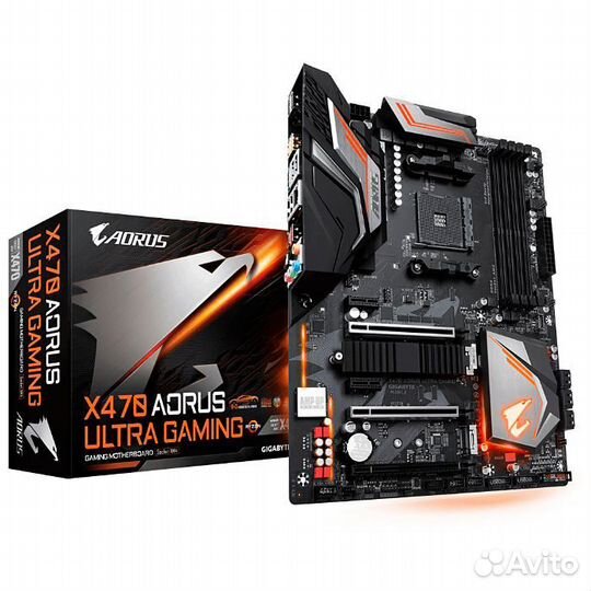 Материнская плата X470 Aorus Ultra Gaming+ryzen 5