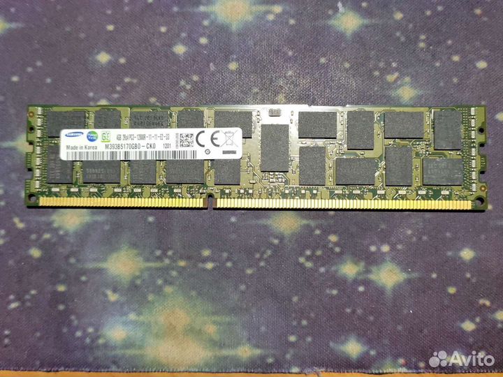 Серверная оперативная память/озу ddr3