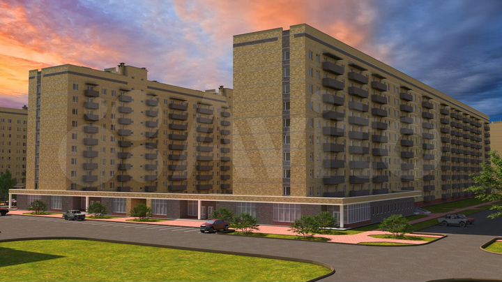 2-к. квартира, 54,2 м², 7/10 эт.