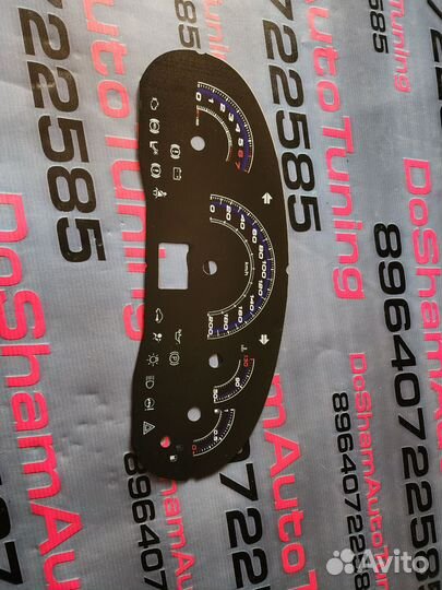 Шкалы Наклейки приборной панели приора